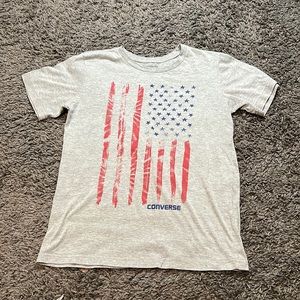 Converse, boys large, grey tee shirt